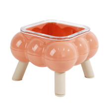 Raised Cat Food Bowl - High-Legged Water And Food Bowl For Cats And Kittens, Anti-Black Tip, Dark Pink, On The Go