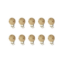 10 Fopspeenclips Driehouder Baby