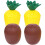 4Pcs PP Plastic Pineapple Coconut Cups Kids Fruit Shape Large Capacity 8