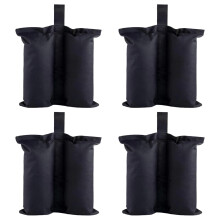 Canopy Weights Set Of 4 Reusable Fillable Windproof Stabilizers For Parasols Sun Shelters 38x34cm Waterproof Portable