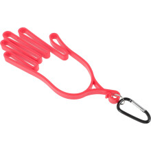 2Stück Handschuh Halter Rot Hängend ABS