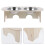 Raindrops Stehende Näpfe Aus Holz Elegant 1 Set 4