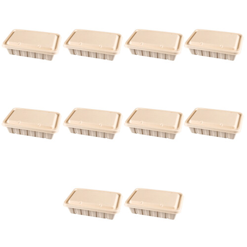 10 Box Lebensmittelbehälter Aufbewahrungsbehälter Verpackungsbox 2