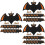 300 Halloween Fledermaus Ausschnitte 6