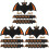 300 Halloween Fledermaus Ausschnitte 2