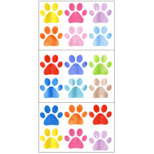3 Decoratieve PVC Dieren Badsticker
