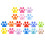 3 Decoratieve PVC Dieren Badsticker 8
