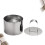 2 Sets Verstellbare Kuchenform Formen Reispresse 5