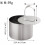 2 Sets Verstellbare Kuchenform Formen Reispresse 4