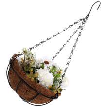 Wandhängende Blumen- , Künstliche Außenpflanzen, Faux Rose