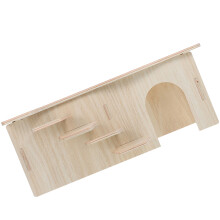 1X Beige Dierhuis Hamsters En Dwergkonijnen