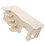 1X Beige Dierhuis Hamsters En Dwergkonijnen 3