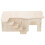 1X Beige Dierhuis Hamsters En Dwergkonijnen 6