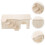 1X Beige Dierhuis Hamsters En Dwergkonijnen 9