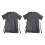 2Stk. Friseurbekleidung Mann Nylon Schürze 9