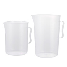 2Stk Messbecher Küchenmessbecher Maßbecher