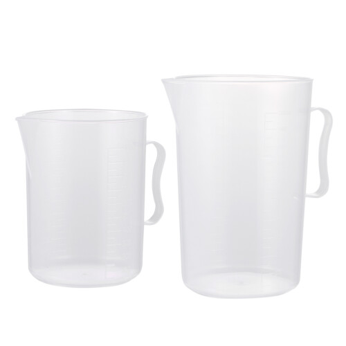 2Stk Messbecher Küchenmessbecher Maßbecher
