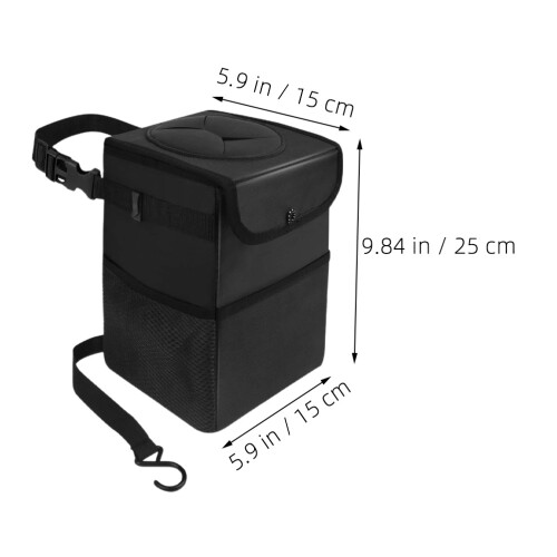 Car Trash Can Must Afvalbak Met Zwart 1