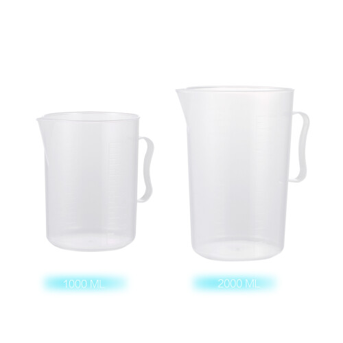 2Stk Messbecher Küchenmessbecher Maßbecher 1