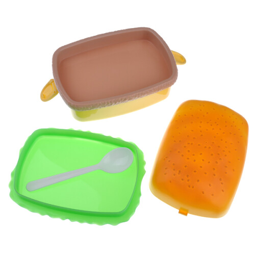Rechteckige - Kunststoff Lunchbox