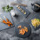 Home Restaurant Tablett Sushi Platte Stein 3 4