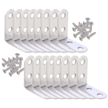 18 Sets Kleine Regalhalterungen L-Förmig