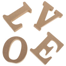 5 Sets Rustikale Holz Liebe Schild Holzbuchstaben