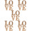 5 Sets Rustikale Holz Liebe Schild Holzbuchstaben 11