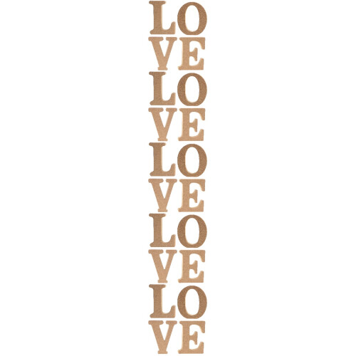 5 Sets Rustikale Holz Liebe Schild Holzbuchstaben 1