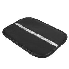 1Pack Armlehnenstützkissen Für Autos Schwarz Pu