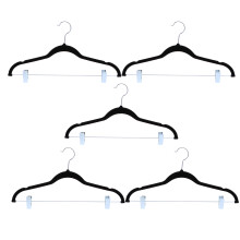 5er Set Kleiderbügel Mit Klammern Für Hosen 42x9,3x0,4 Zoll