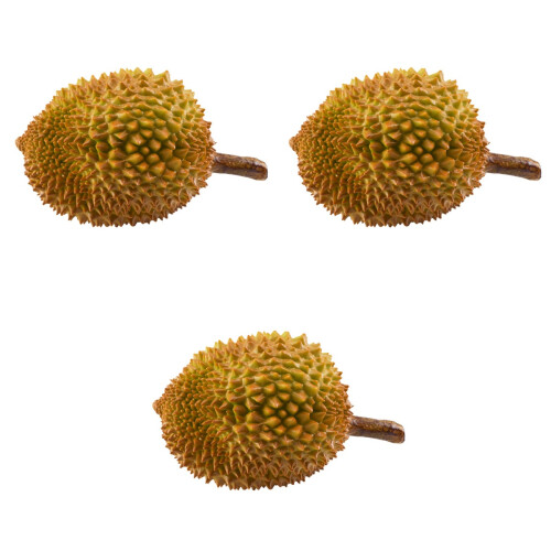3Stk Künstliche Dürian Wohnaccessoire 2