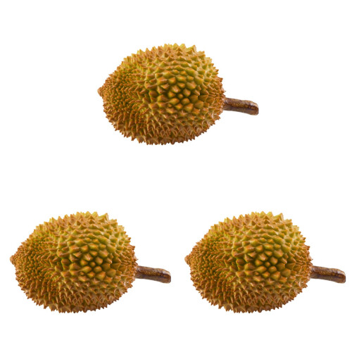 3Stk Künstliche Dürian Wohnaccessoire 1