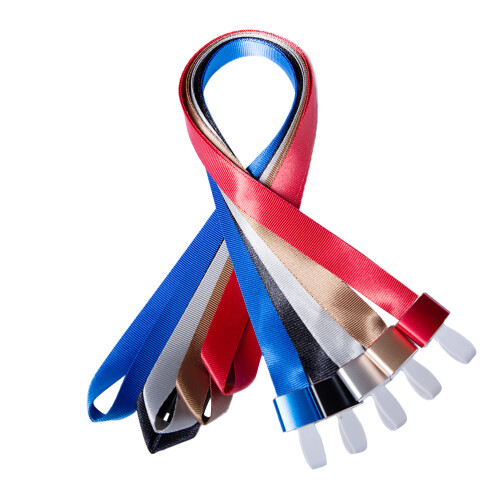 5 . Id Lanyard Polyester Für Badge Rot 1