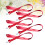 5 . Id Lanyard Polyester Für Badge Rot 9