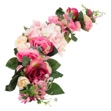 Garlands Dekorative Hochzeitssturz Rustikale Blumen Türkränze
