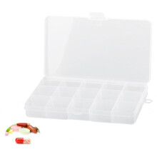 2Stk. 15 Fächer Pillendose Transparent Für Unterwegs Büro