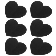 6Stk Leeres Design Mauspad Schwarz Für Diy