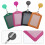 10Stück Pass Etui Badge Abroller Halter Beutel 9