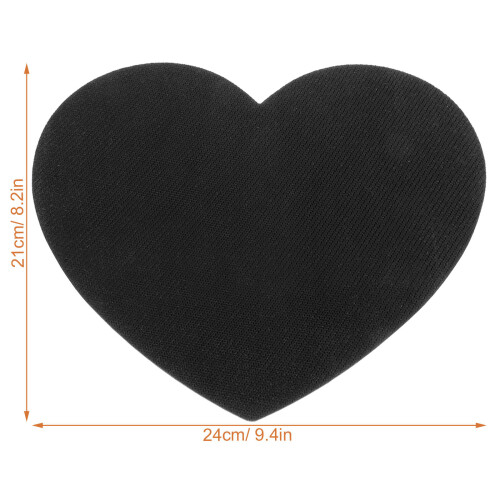 6Stk Leeres Design Mauspad Schwarz Für Diy 1