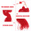 6 Tai Chi Schwertende Quaste Stoff Rot 8