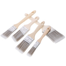 5Stk Nylon Malerpinsel Mit Holzgriff, Bunt, Leicht, Ideal Für Zuhause