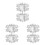6 - -Schuhclips - -Schnallen 4