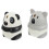 2St Zahnstocherhalter Panda Design 4