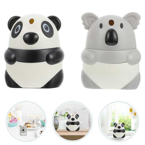 2St Zahnstocherhalter Panda Design 2