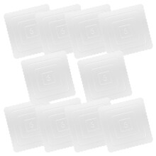 10St Papiergebackenes Tortentablett Quadratisch Aus Verdicktem Papier