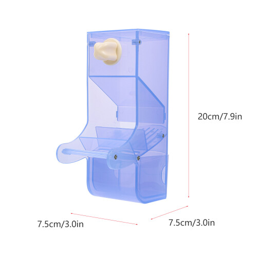 Pet Parrot Feeder Vogelfutter Spritzwassergeschützt Kunststoff 1