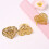 Herz Esszimmer Ring Metall Golden 4 5