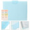 Raindrops Papierschnellhefter Ablagebeutel Prüfungsorganizer Büro 5