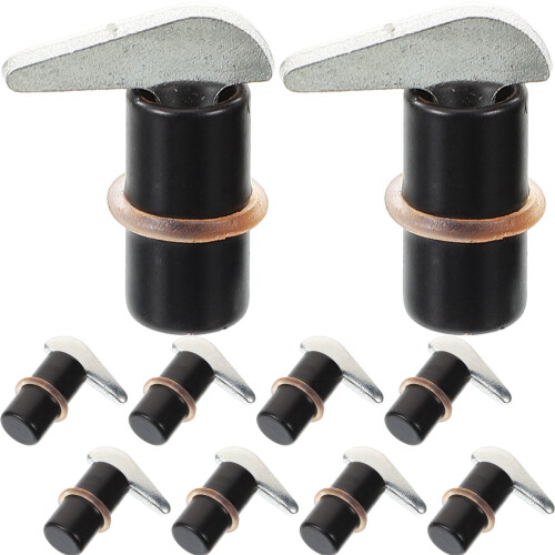 10 Clips Displayständer Gestell Regal Ablage Schwarz